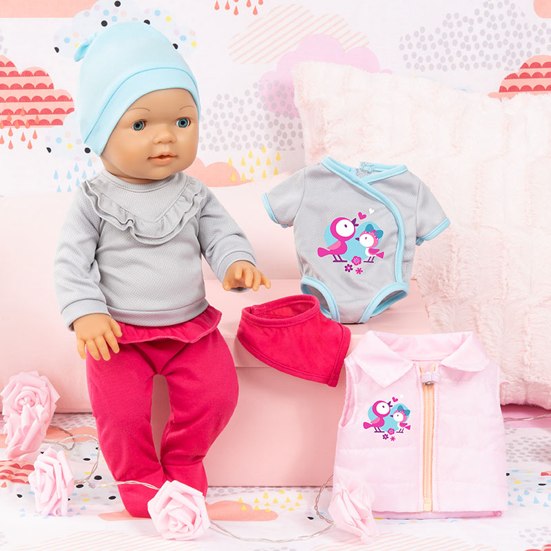 Bayer Design 84613AA vestiti per bambole, 42-46cm, vestito per bambola,  tuta da sci, giacca, pantaloni, berretto, accessori per bambole :  : Giochi e giocattoli