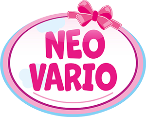 Kombi-Puppenwagen Neo Vario grau rosa