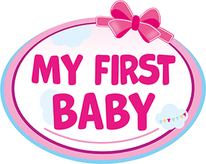 My First Baby 28 cm rosa mit Herzmotiv